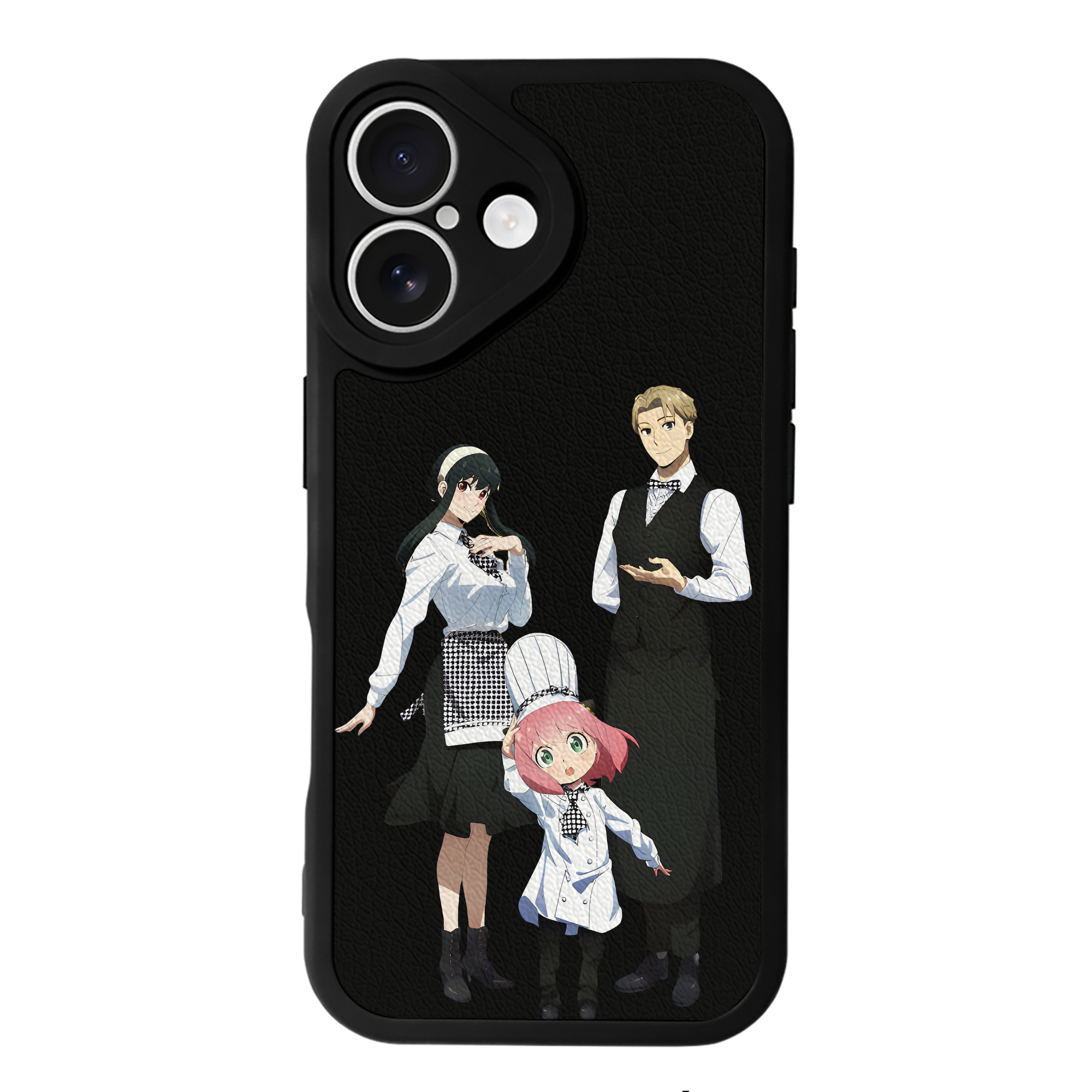 （画像用） SPY×FAMILY间谍家家酒 【iPhone 16シリーズ対応】シリコンスマホケース（レザー調） 材質：シリコン
